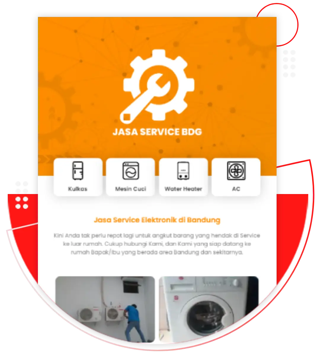 jasa service bdg - sites.id